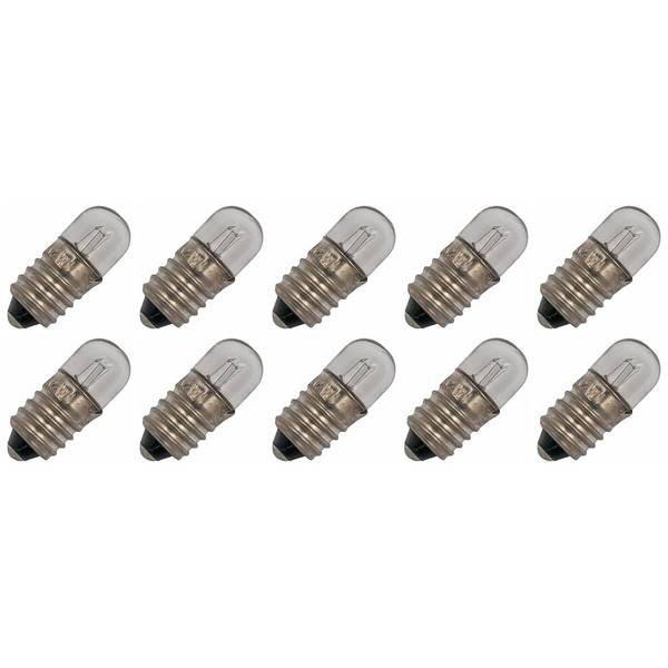 OE Lightning Signaallamp E10 vervanglamp - 1.2W 24V - 2500K Wit - T9 - 9x23mm - 50mA - Vrachtwagen - 10 stuks
