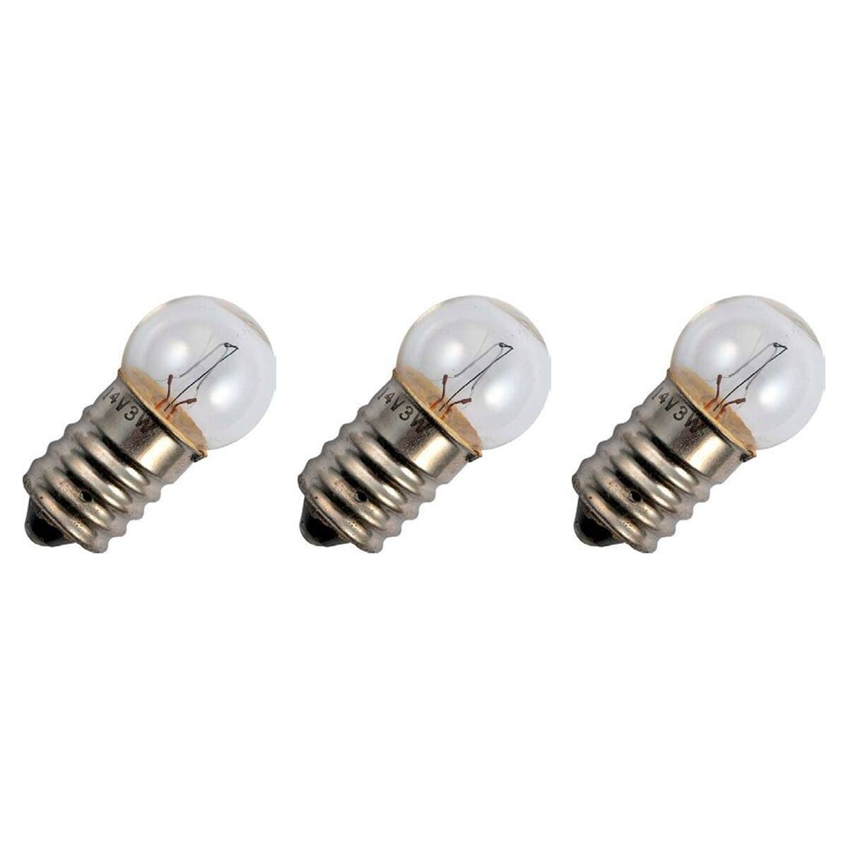 OE Lightning Signaallamp E14 vervanglamp - 5W 6V - 2500K Wit - G18 - 18x35mm - 833mA - Dimbaar - 3 stuks-0