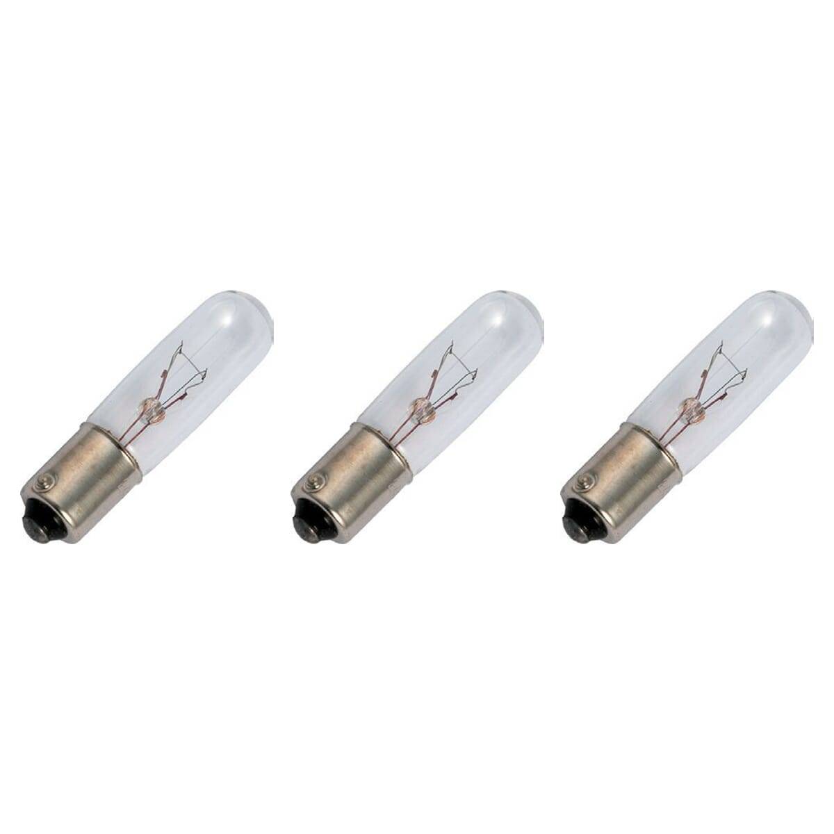 OE Lightning Signaallamp BA9s vervanglamp - 3W 60V - 2500K Wit - T10 - 10x40mm - 50mA - Dimbaar - 3 stuks-0