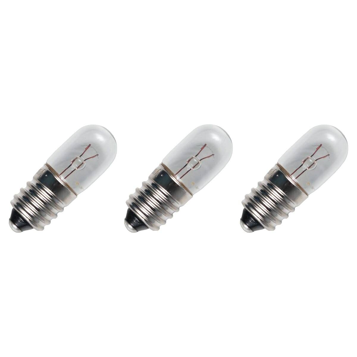 OE Lightning Signaallamp E10 vervanglamp - 2W 6V - 2500K Wit - T10 - 10x28mm - 333mA - Dimbaar - 3 stuks-0