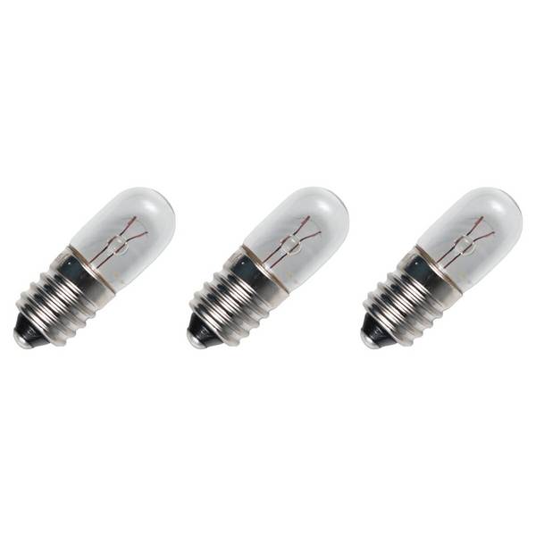 OE Lightning Signaallamp E10 vervanglamp - 2W 6V - 2500K Wit - T10 - 10x28mm - 333mA - Dimbaar - 3 stuks