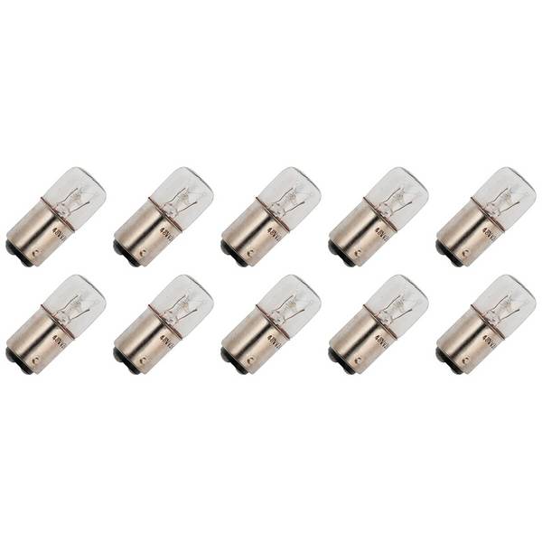 OE Lightning Signaallamp BA15D vervanglamp - 3W 60V - 2500K Wit - T16 - 16x35mm - 50mA - Dimbaar - 10 stuks