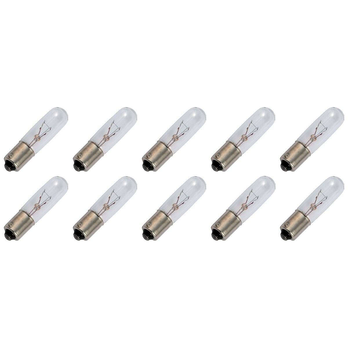 OE Lightning Signaallamp BA9s vervanglamp - 3W 24V - 2500K Wit - T10 - 10x40mm - 125mA - Vrachtwagen - 10 stuks-0