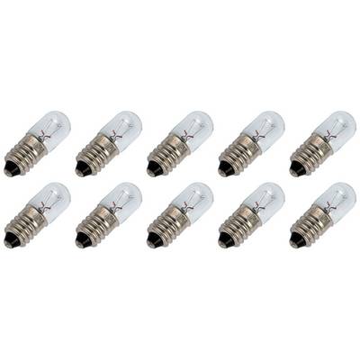 OE Lightning Signaallamp E10 vervanglamp - 1.2W 30V - 2500K Wit - T10 - 10x28mm - 40mA - Dimbaar - 10 stuks-0