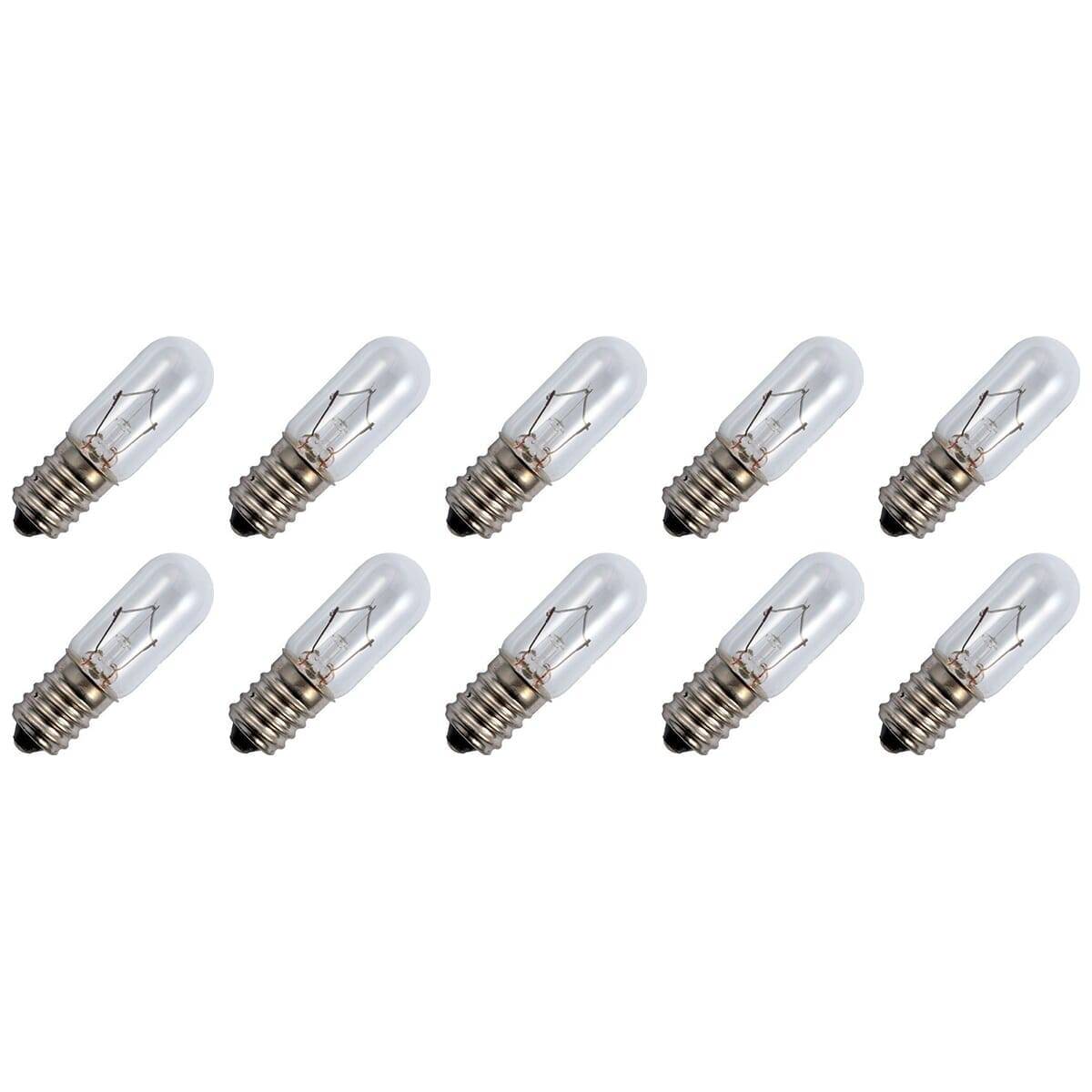OE Lightning Signaallamp E14 vervanglamp - 10W 24V - 2500K Wit - T16 - 16x54mm - 416mA - 10 stuks-0