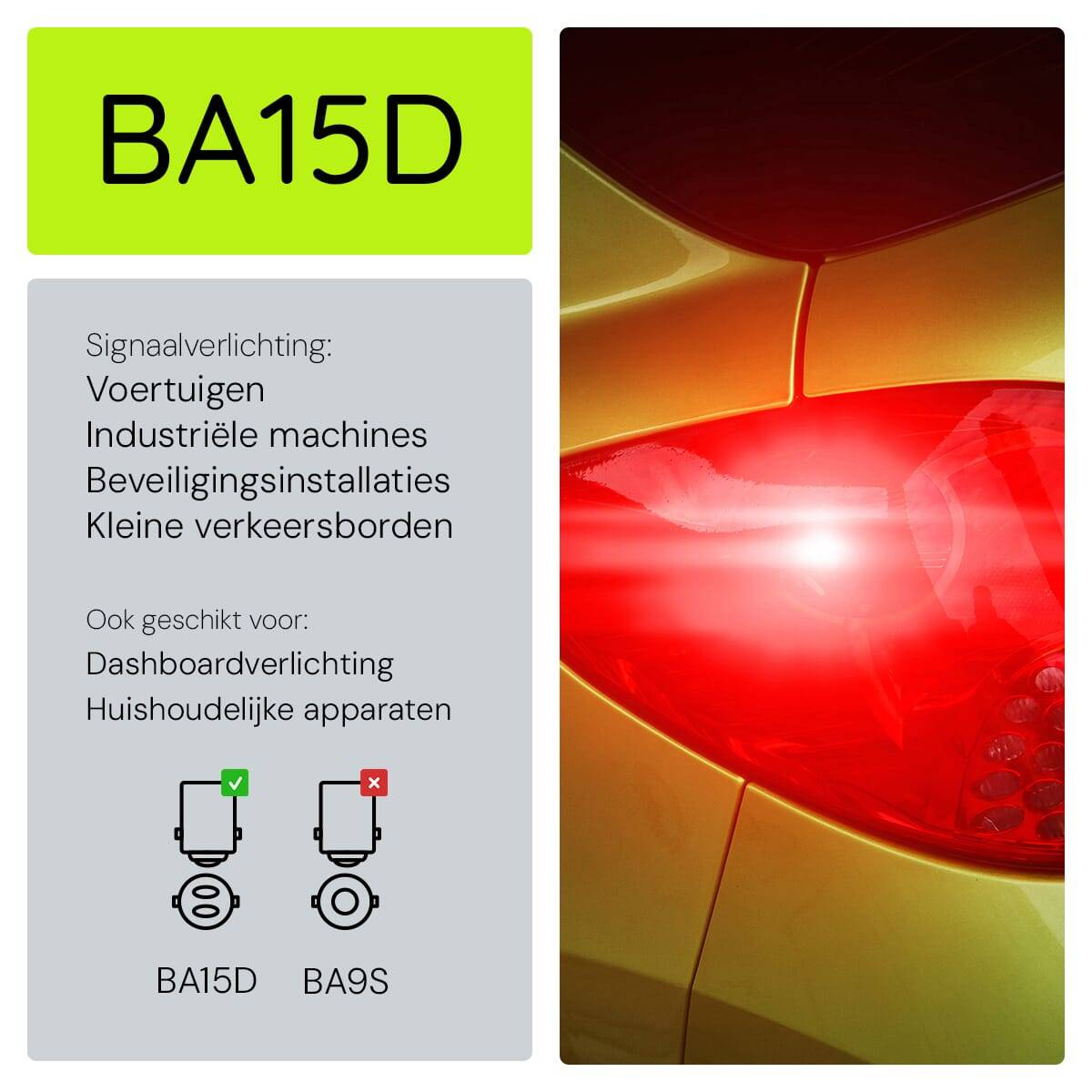 OE Lightning Signaallamp BA15D vervanglamp - 1.2W 60V - 2500K Wit - T14 - 14x30mm - 20mA - Dimbaar - 5 stuks-4
