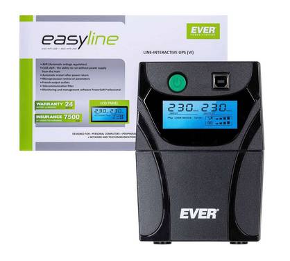 Ever EASYLINE 650 AVR USB Line-interactive 0,65 kVA 360 W