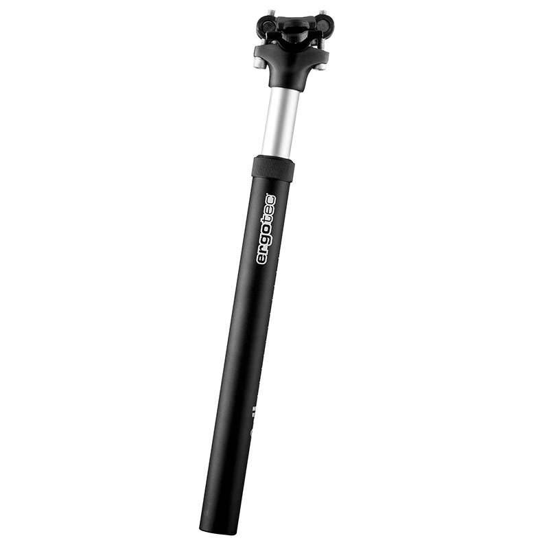 Telescopische verende zadelpen Ergotec SP-5.0 ø27.2 mm / 350 mm - zwart-0