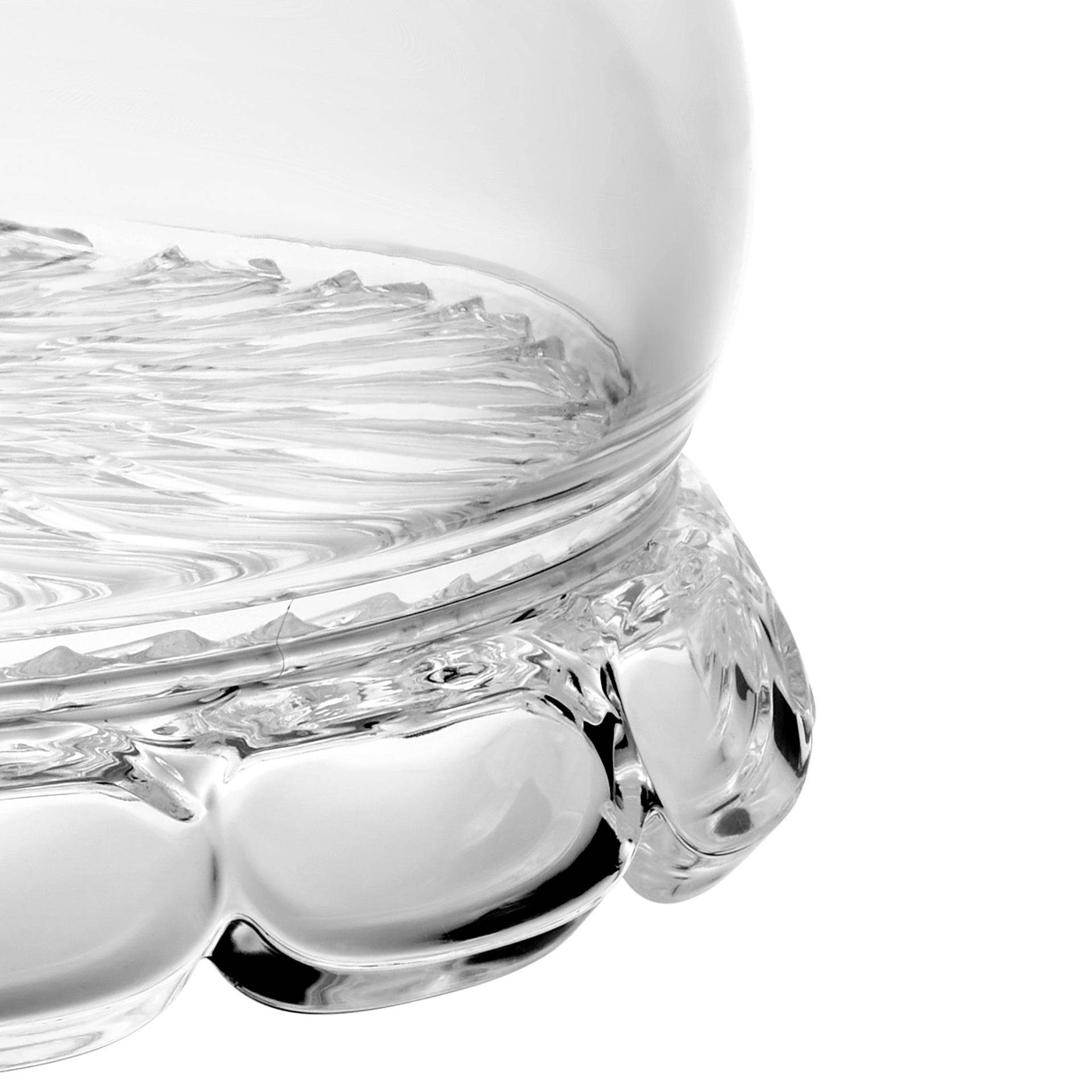 Guzzini VANITY taartschaal met voet en deksel clear-1