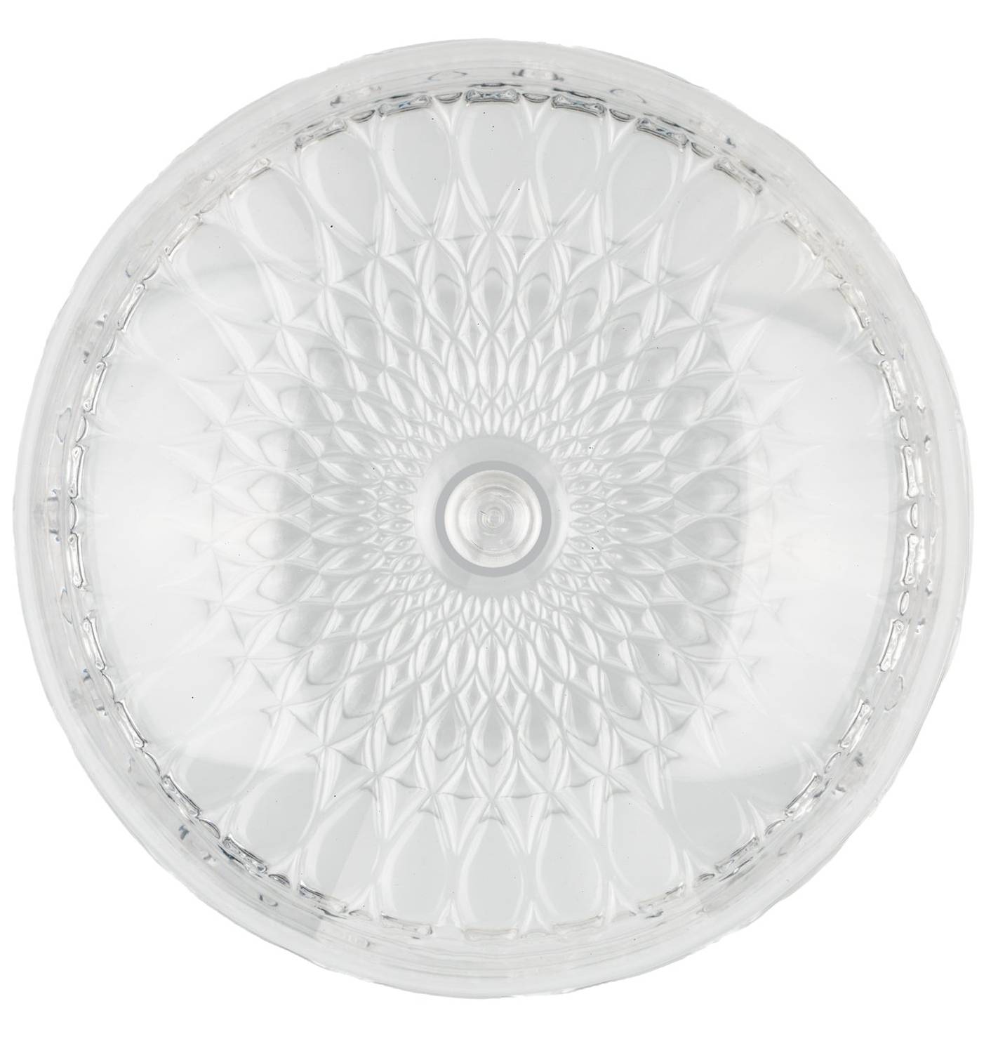 Guzzini VANITY taartschaal met voet en deksel clear-2