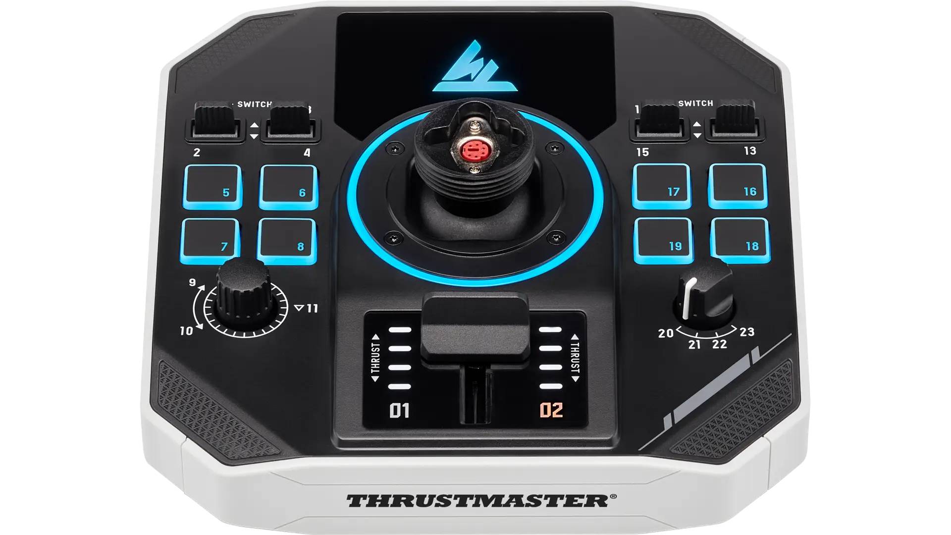 Thrustmaster Sol-R 2 HOSAS Space Sim Duo Zwart, met USB-flightstick analoog/digitaal PC-2
