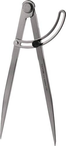 Puntpasser lengte 300 mm met stelboog TECWERK-0