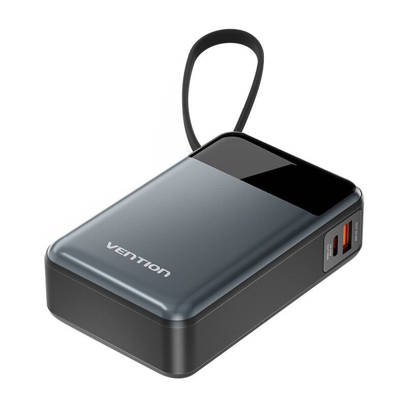 Vention 20000mAh 65W powerbank met USB-C-kabel-3