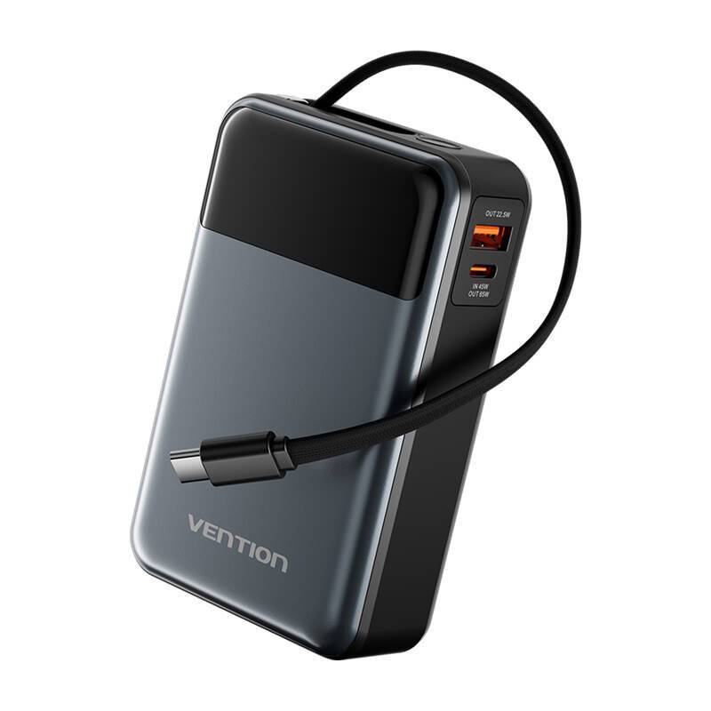 Vention 20000mAh 65W powerbank met USB-C-kabel-4