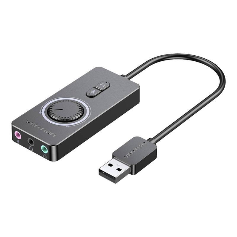 Vention 1m USB 2.0 externe geluidskaart-0
