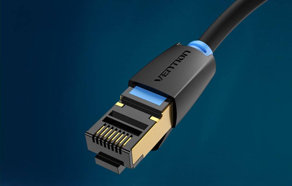 Bekroonde afbeelding voor Vention Cat.8 SFTP patchkabel 1 meter zwart