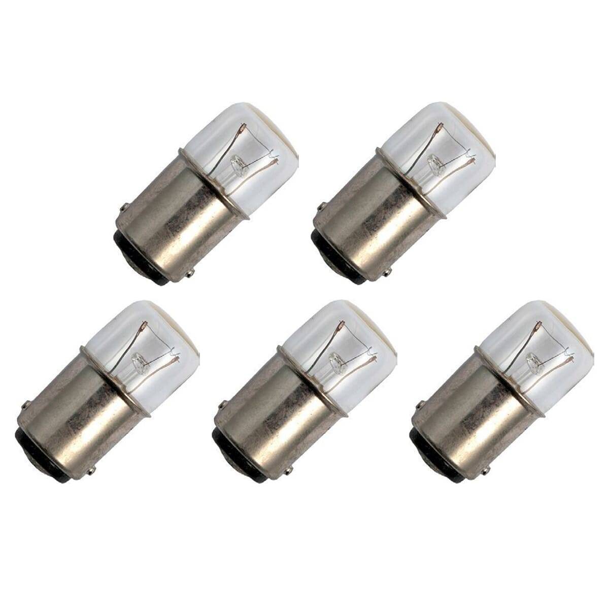 OE Lightning Signaallamp BA15D vervanglamp - 2W 6V - 2500K Wit - T16 - 16x35mm - 333mA - Dimbaar - 5 stuks-0