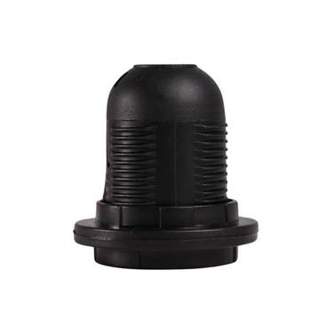 Thorgeon E27 Lamphouder + 2 Ringen - 230V - Zwart