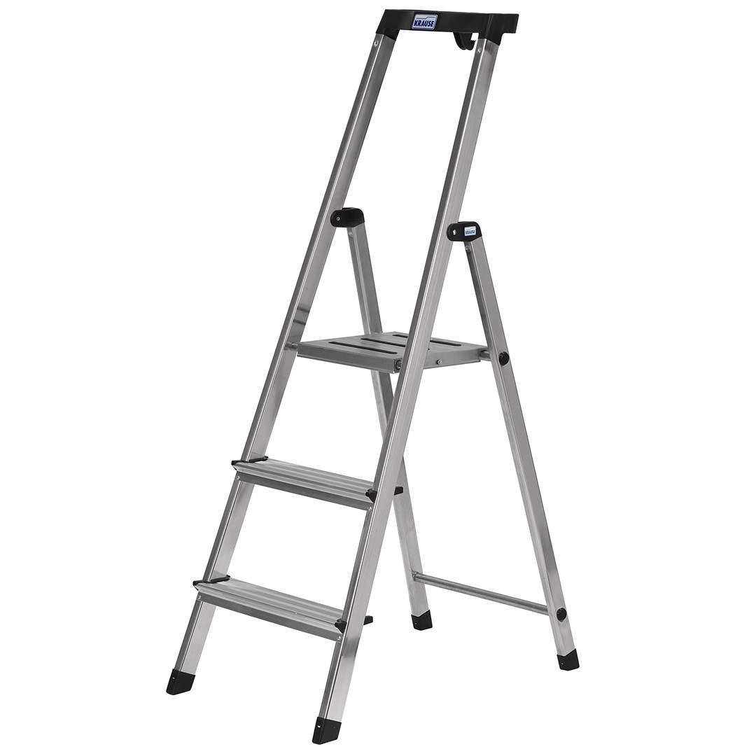 KRE Krause Safety Vouwladder Zilver-0
