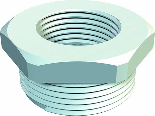 OBO BETTERMANN OBO-2030802 Schroefdraadverloop voor kabelwartels; Schroefdr: PG; PG21; PG29 - 1 stuk