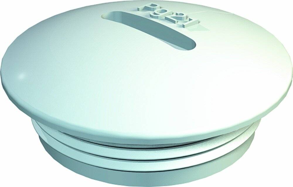 OBO BETTERMANN OBO-2033291 Stop; PG29; polystyreen; lichtgrijs; 8mm - 1 stuk-1
