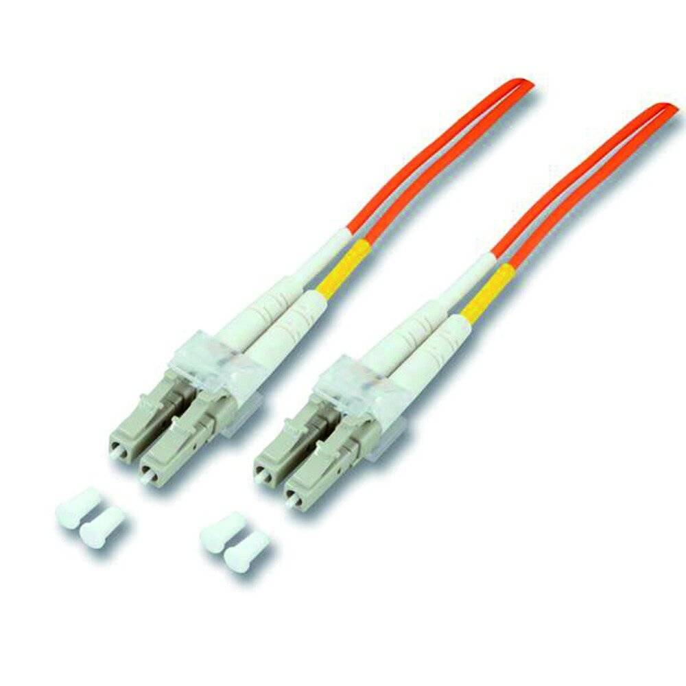 EFB Elektronik O0310.1 Glasvezel Optische vezel Aansluitkabel 1.00 m Oranje [1x LC-stekker - 1x LC-stekker] 50/125 µ Mul-2