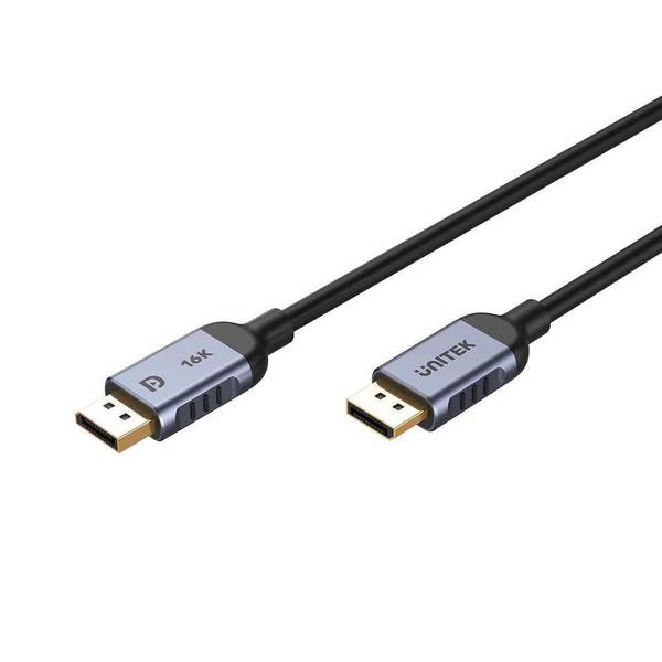 UTK UNITEK C1626GY01-1M DisplayPort 2.1 kabel Zwart