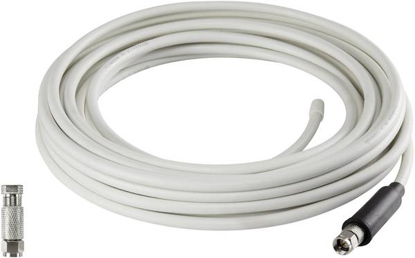 Renkforce SKB 88-51 Satelliet Aansluitkabel Coax 10.00 m Afgeschermd (dubbel) 85 dB