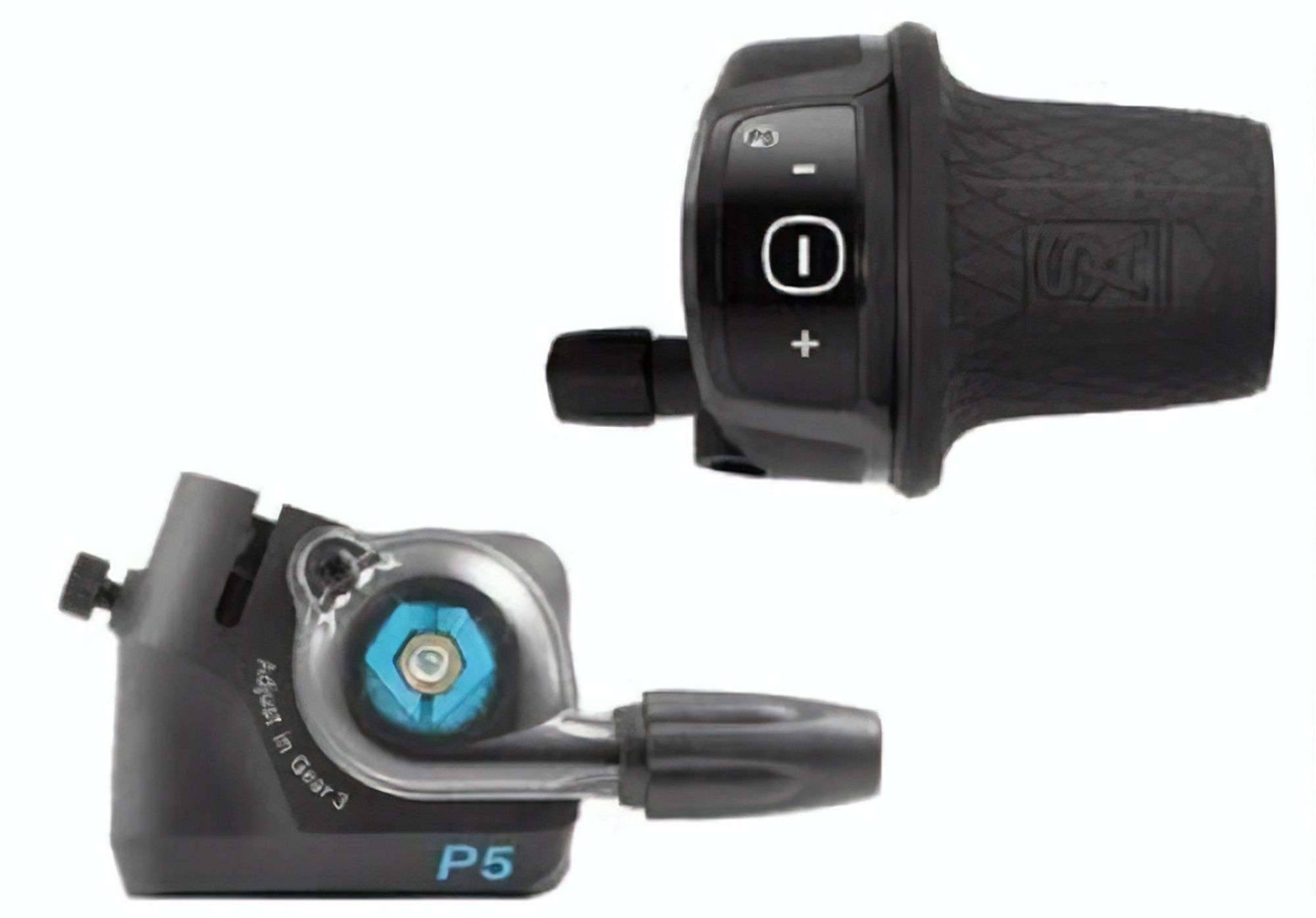 Draaiversteller 5 speed Sunrace met clickbox passend op SRAM S5-0