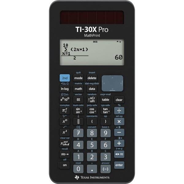 Rekenmachine TI-30X Pro MathPrint-1