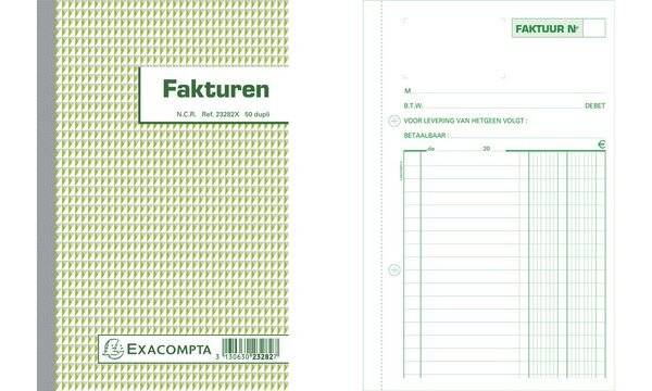 Exacompta 3130630532842 Exacompta - factuurboek, ft 29,7x21 cm, tweetalig, dupli (50 x 2 vel)-2