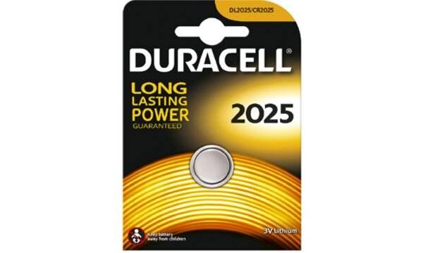 Duracell Knoopcel CR2025 3 V 1 stuk(s) 165 mAh Lithium Elektro 2025-2