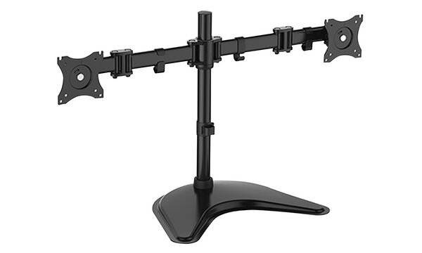 Digitus DA-90348 Monitorvoet Aantal monteerbare displays: 2 Display(s) 38,1 cm (15") - 68,6 cm (27") Zwart In hoogte ver-2