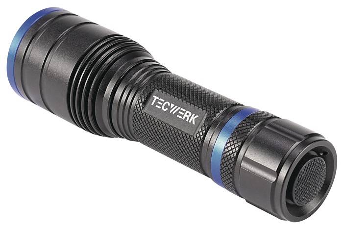 LED-zaklamp 150-500 lm 3 x AAA 100/170 m zwart TECWERK-1