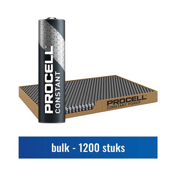 Duracell Procell Constant alkaline AAA bulk 1200