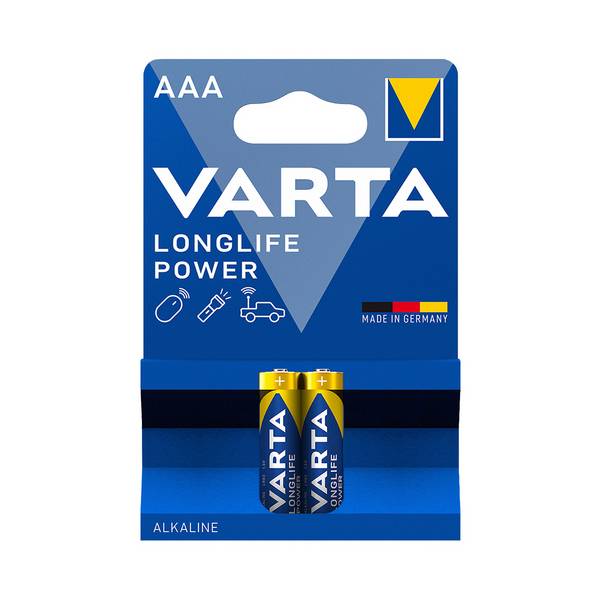 Varta Longlife Power alkaline AAA LR03 blister 2
