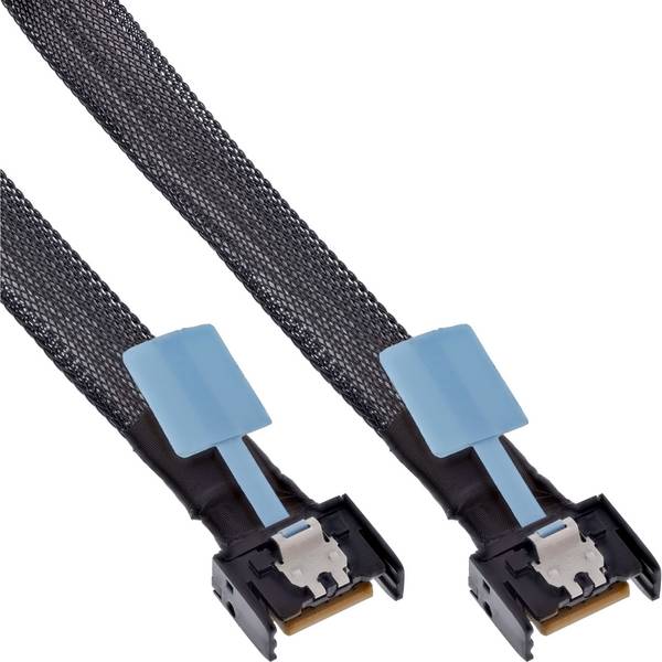 InLine® MCIO Kabel, MCIO x4 Stecker zu MCIO x4 Stecker, 1m