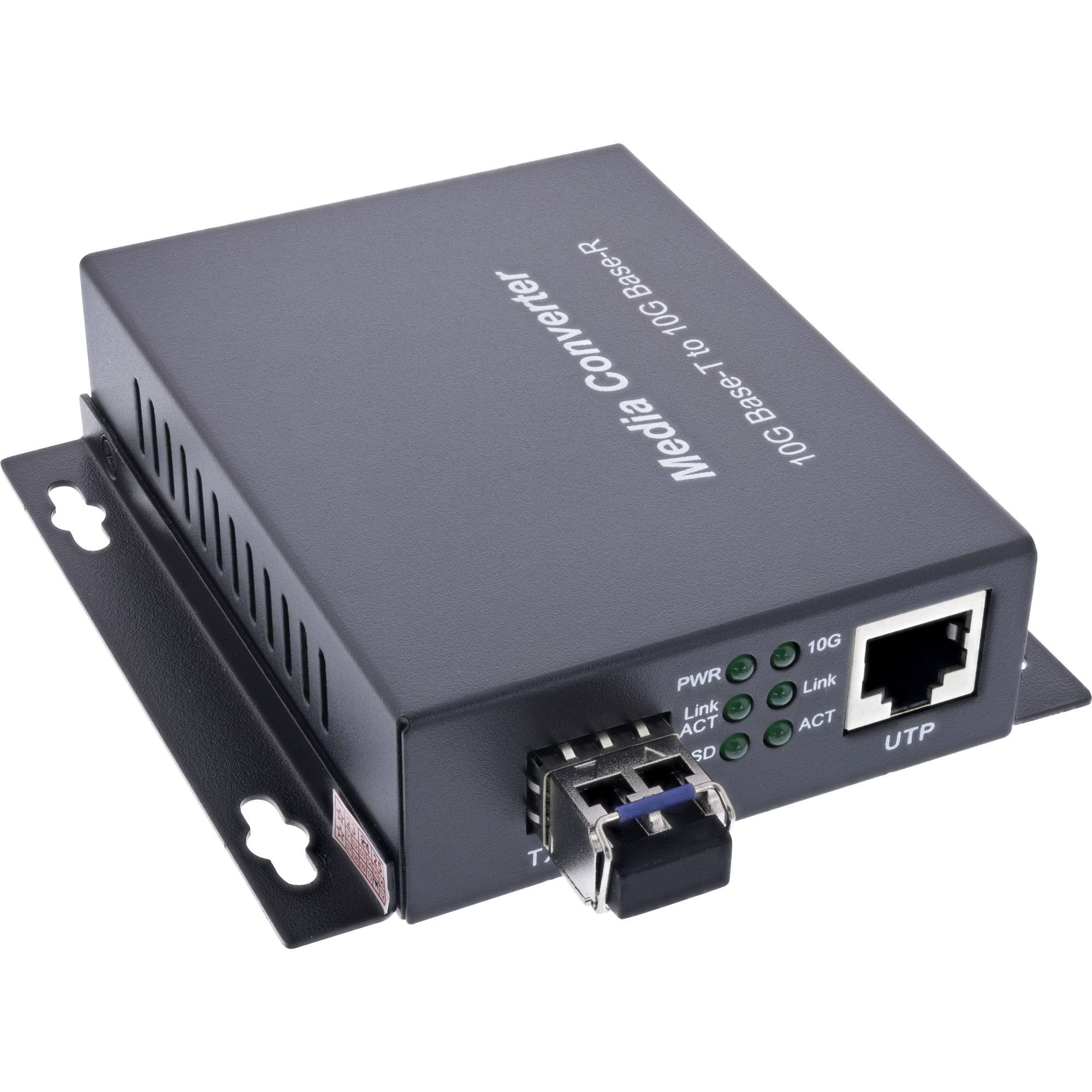 InLine® Netwerk Media Converter 10Gb/s TP naar SFP+ glasvezel (voor LC Duplex)-0