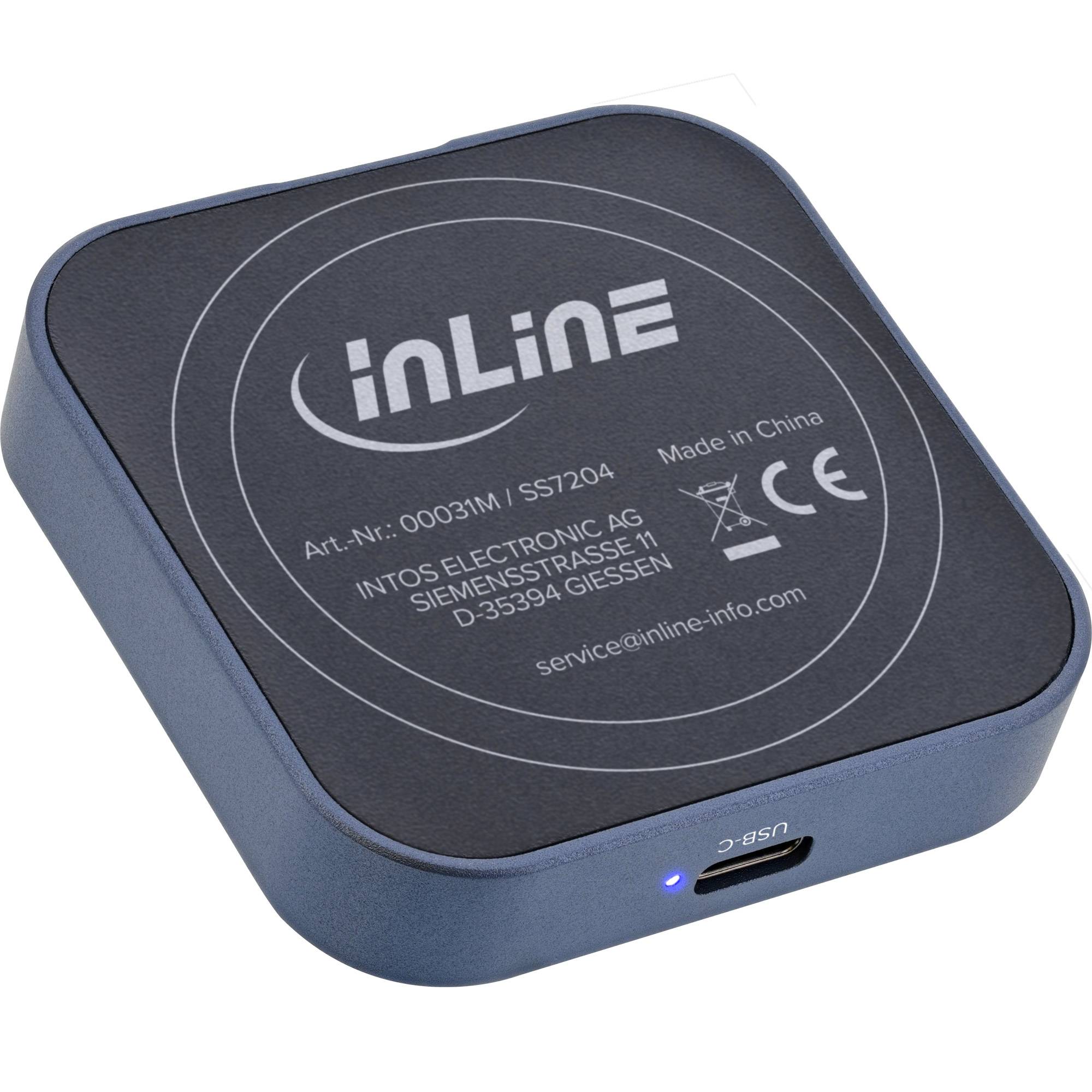 InLine® Clip Case - Magnetic USB-C enclosure for SATA III & NVMe M.2 2230 SSDs-3