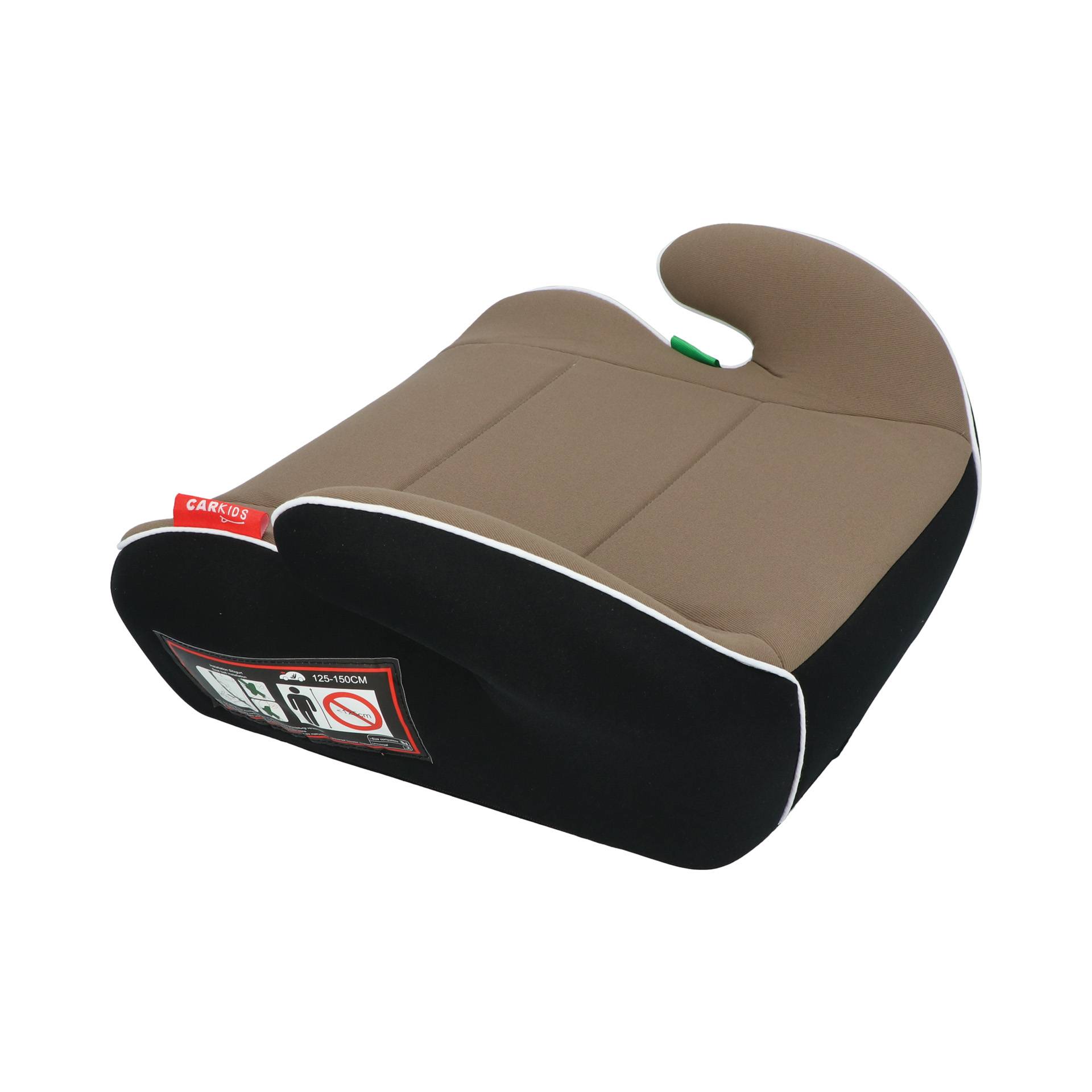 Carkids I-Size Zitverhoger Sam 125-150cm Taupe/Zwart-1