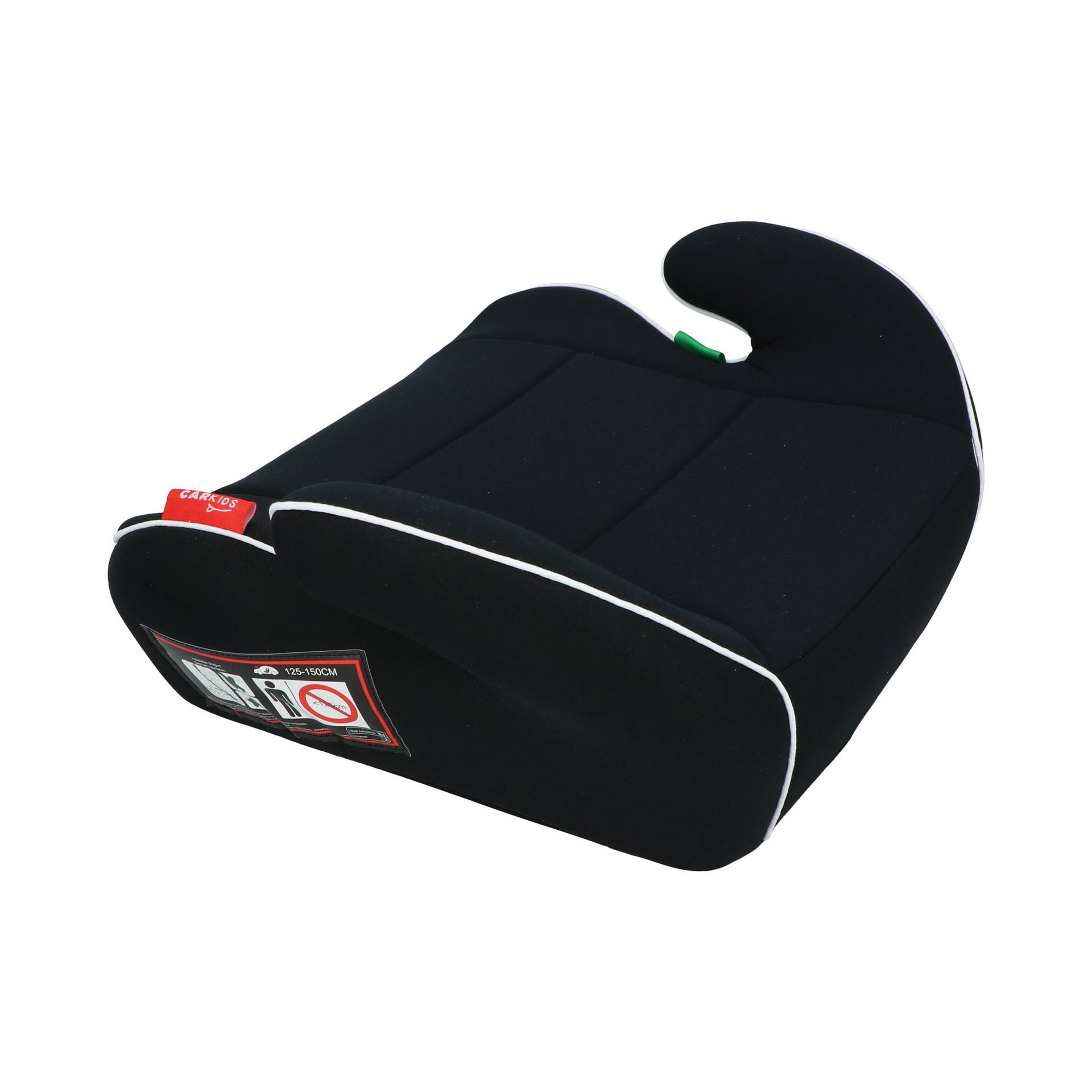 Carkids I-Size Zitverhoger Sam 125-150cm Zwart/Zwart-1