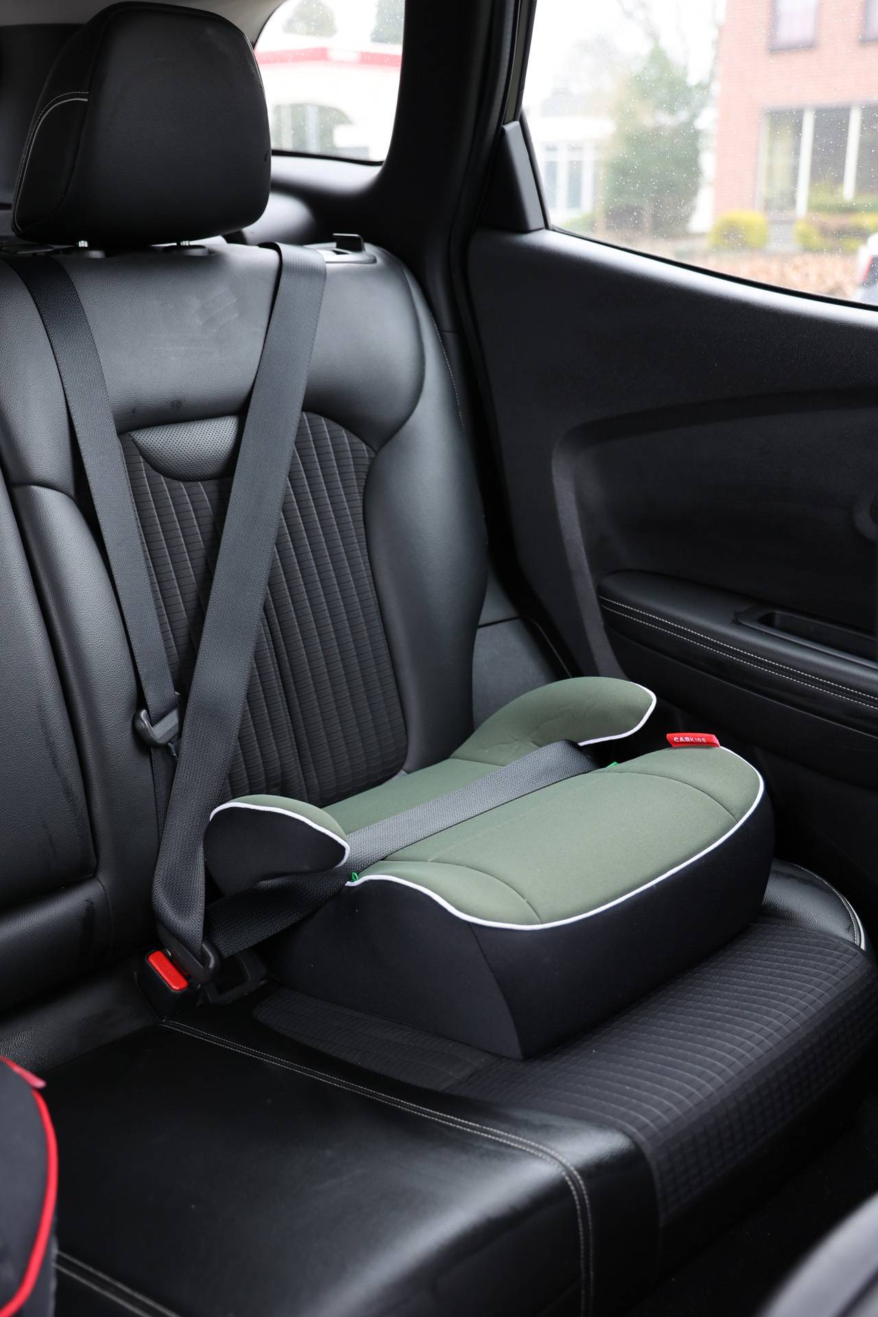 Carkids I-Size Zitverhoger Sam 125-150cm Groen/Zwart-1