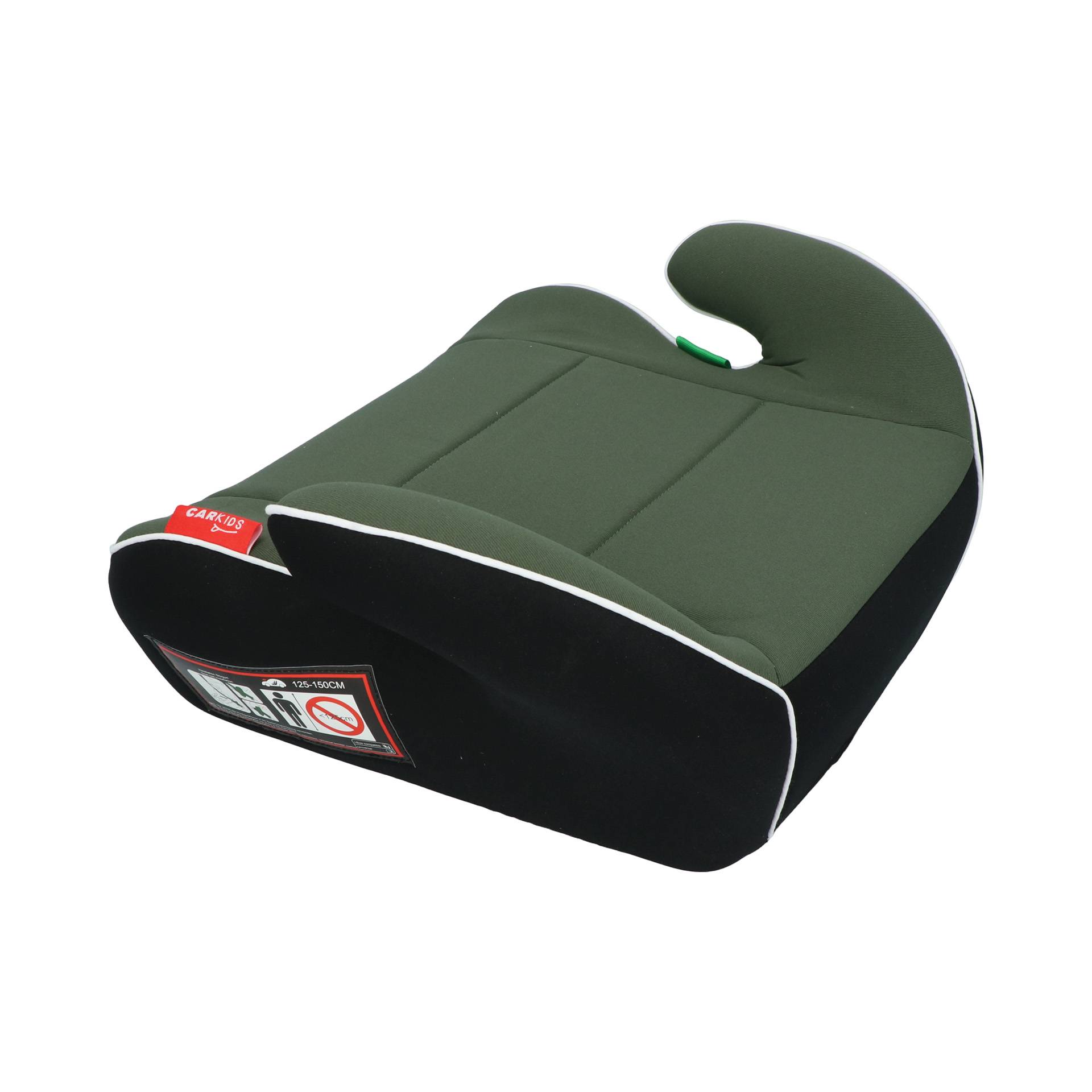 Carkids I-Size Zitverhoger Sam 125-150cm Groen/Zwart-4