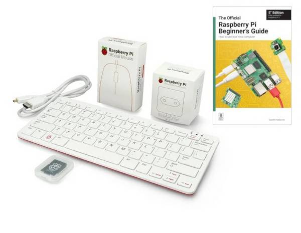 Raspberry Pi 400 (QWERTY / US) - Kit, inclusief muis, EU voeding, boek, kabel en 32Gb SD-kaart