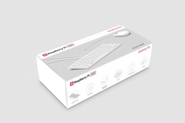 Raspberry Pi 500 (QWERTY / US) - Kit, inclusief muis, EU voeding, boek, kabel en 32Gb SD-kaart