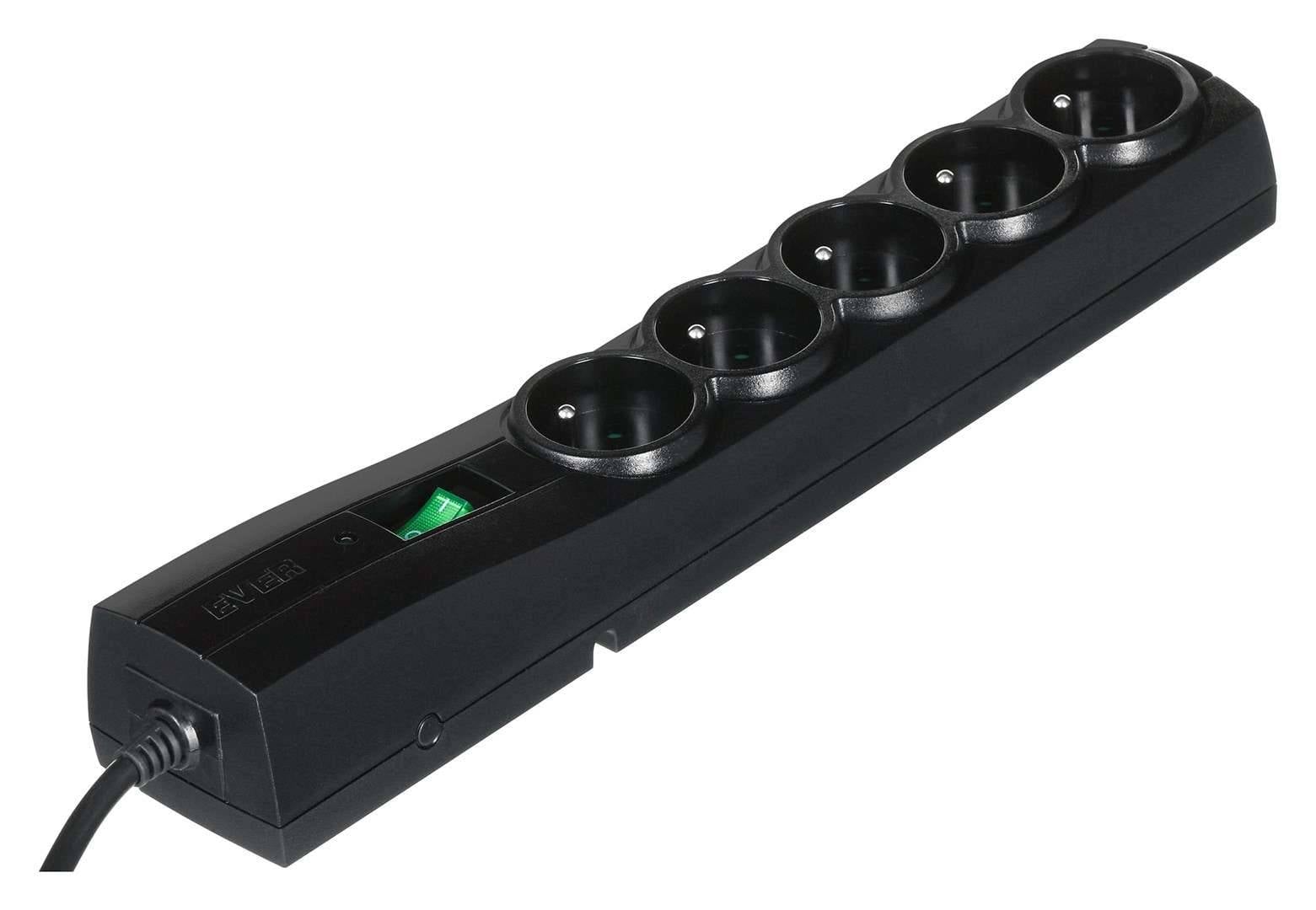 Ever CLASSIC 3m Zwart 5 AC-uitgang(en) 250 V-0