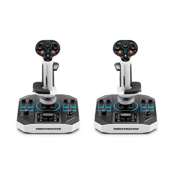 Thrustmaster Sol-R 2 HOSAS Space Sim Duo Zwart, met USB-flightstick analoog/digitaal PC