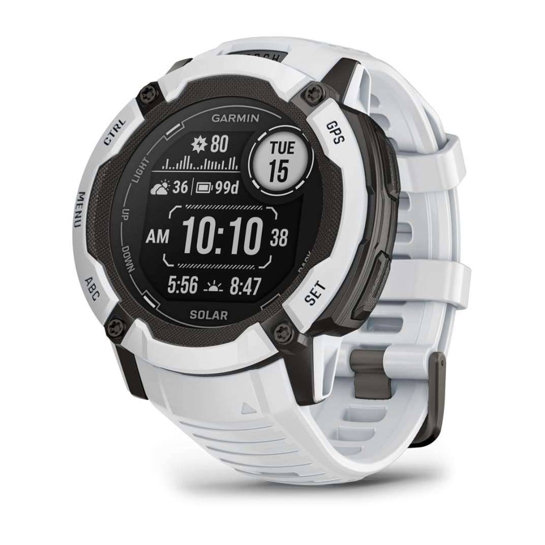Garmin Instinct 2X Solar 2,79 cm (1.1") MIP 50 mm Digitaal 176 x 176 Pixels Touchscreen Wit GPS-0