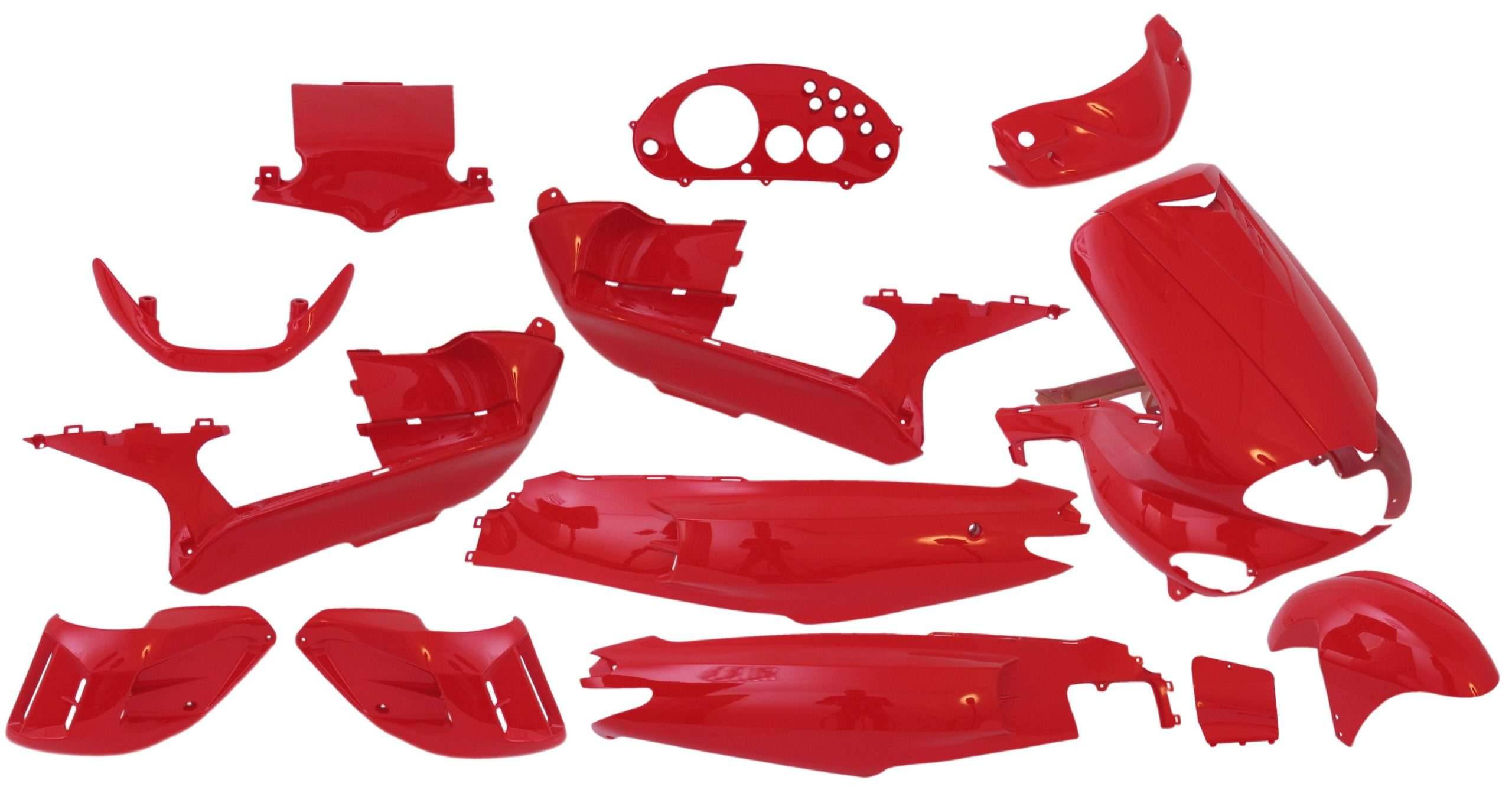 Plaatset 15-delig Edge voor Gilera Runner tot bouwjaar 08-2005 - ferrari rood-0