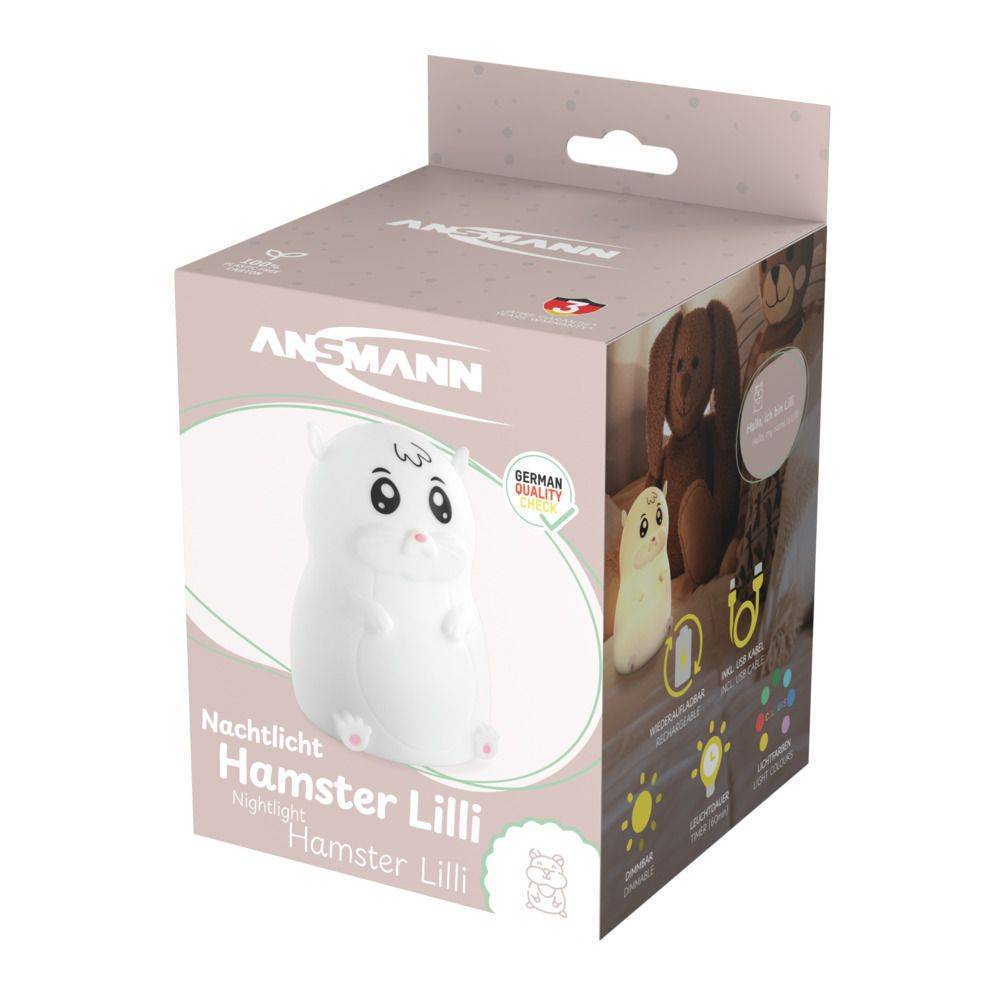 Ansmann draagbaar nachtlampje Hamster Lilli-1